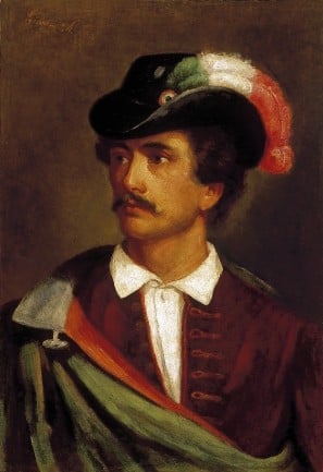 Egerváry Portrait of Sándor Petőfi - PICRYL - Public Domain Media Search Engine Public Domain Image
